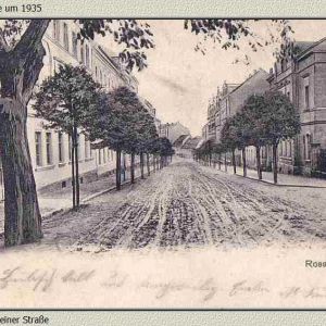Blick auf die Roßweiner Straße 1935