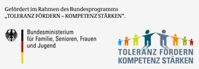 Logo Bundesprogramm TOLERANZ FÖRDERN - KOMPETENZ STÄRKEN